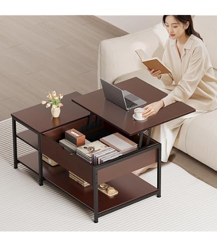 Amazon.co.jp: Alebert ローテーブル コーヒーテーブル センター